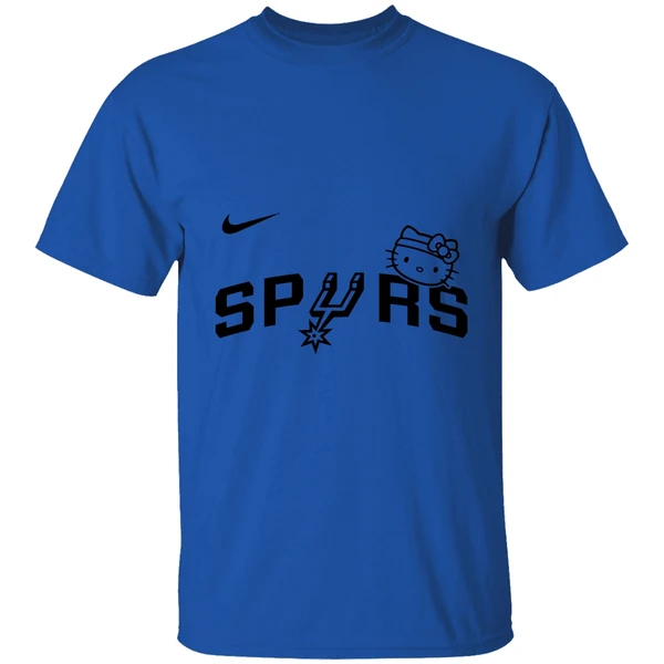 san antonio spurs hello kitty 2025 shirt royalblue
