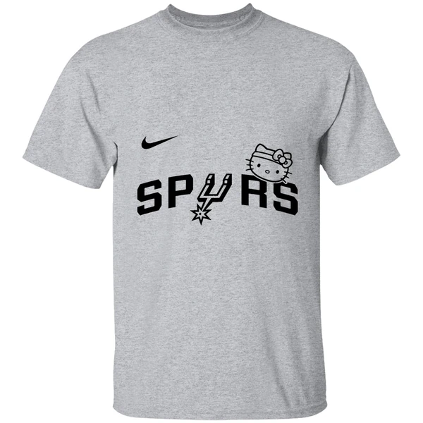 san antonio spurs hello kitty 2025 shirt sportgrey