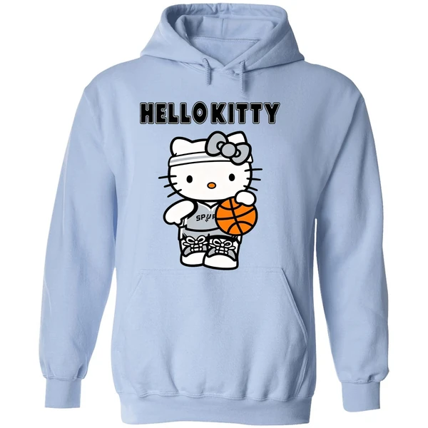 San Antonio Spurs Hello Kitty Nba Champs Game Night 2026 Hoodie - Image 4