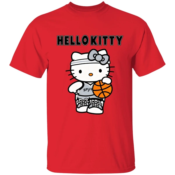 San Antonio Spurs Hello Kitty Nba Champs Game Night 2026 Shirt - Image 4
