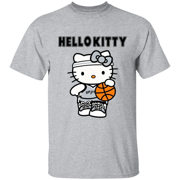 San Antonio Spurs Hello Kitty Nba Champs Game Night 2026 Shirt - Image 6