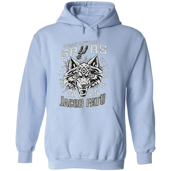 San Antonio Spurs Jacob Fatu All Gas No Brakes 2025 Hoodie - Image 4