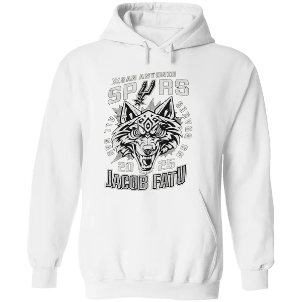 San Antonio Spurs Jacob Fatu All Gas No Brakes 2025 Hoodie - Image 8
