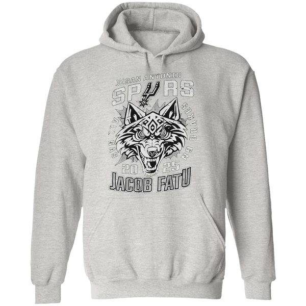 San Antonio Spurs Jacob Fatu All Gas No Brakes 2025 Hoodie - Image 9
