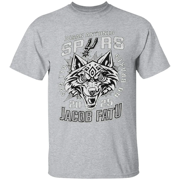 San Antonio Spurs Jacob Fatu All Gas No Brakes 2025 Shirt - Image 9