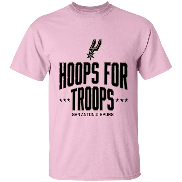 San Antonio Spurs Nba Hoops For Troops Shirt - Image 2