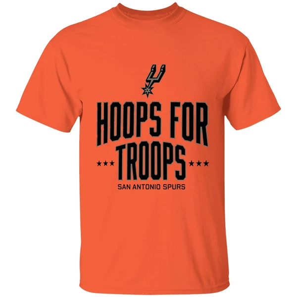 San Antonio Spurs Nba Hoops For Troops Shirt - Image 3