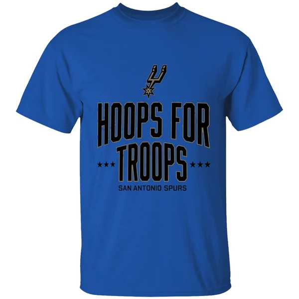 San Antonio Spurs Nba Hoops For Troops Shirt - Image 5