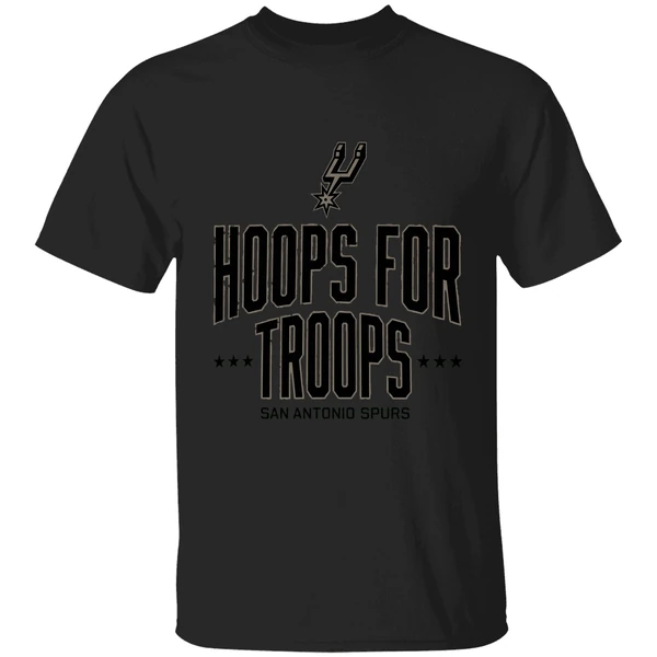 San Antonio Spurs Nba Hoops For Troops Shirt - Image 7