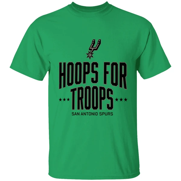 San Antonio Spurs Nba Hoops For Troops Shirt - Image 8