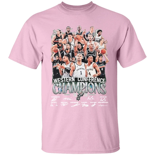 San Antonio Spurs Nba Western Conference Finals 2026 Champions Shirt - Image 3