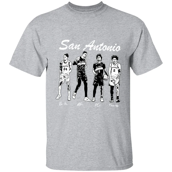 San Antonio Spurs Wembanyama Harper Castle Vassell Shirt - Image 9