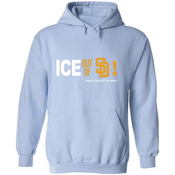San Diego Padres Ice Out Of La Deport La Migra Not The People Hoodie - Image 4