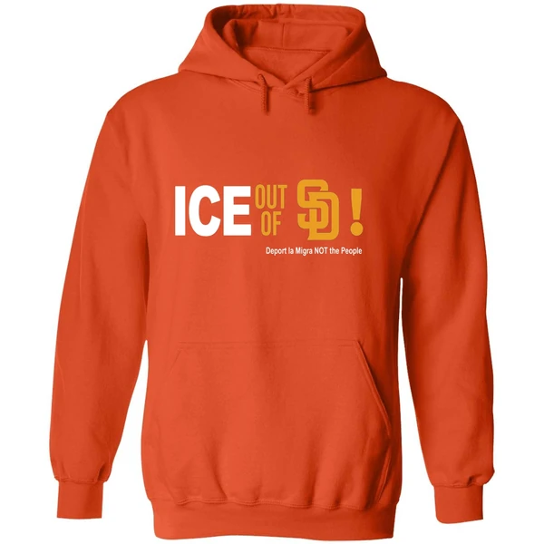 San Diego Padres Ice Out Of La Deport La Migra Not The People Hoodie - Image 6