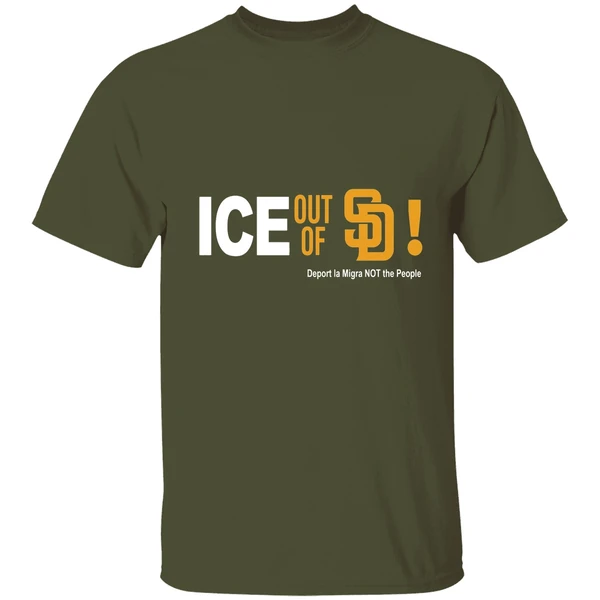 San Diego Padres Ice Out Of La Deport La Migra Not The People Shirt - Image 4