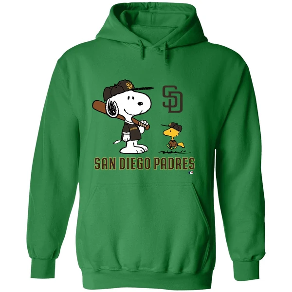 San Diego Padres Peanuts Snoopy Hoodie - Image 2