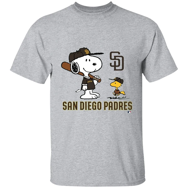 San Diego Padres Peanuts Snoopy Shirt - Image 6