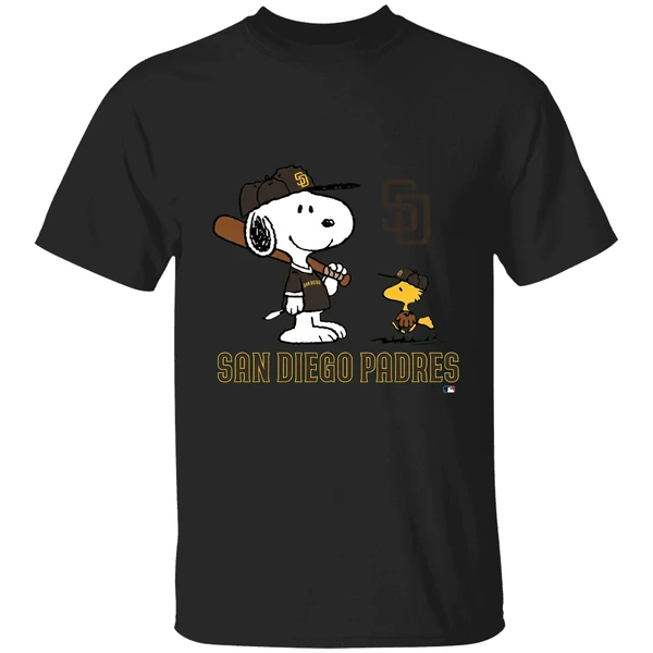 San Diego Padres Peanuts Snoopy Shirt - Image 7