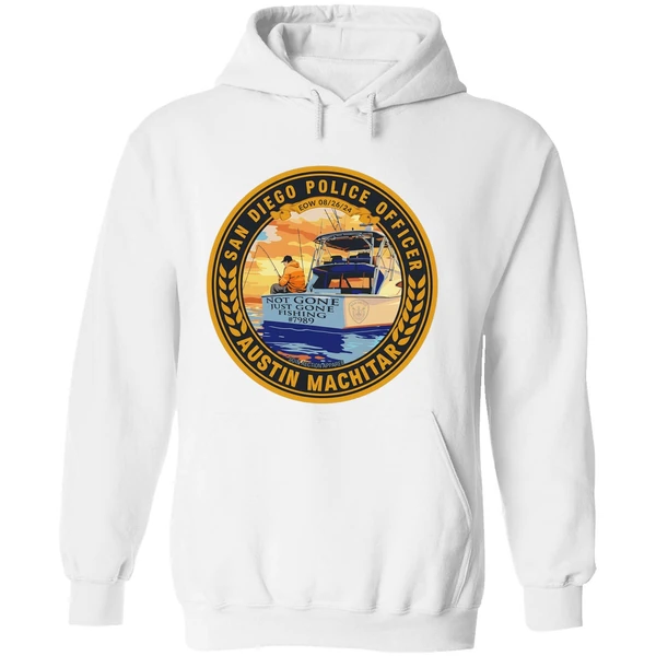 San Diego Police Officer Austin Machitar Hoodie - Image 8