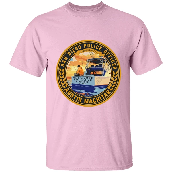 san diego police officer austin machitar shirt lightpink
