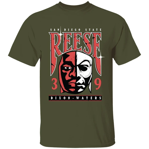 San Diego State Aztecs Reese Dixon Waters 3 9 Masks Shirt - Image 4