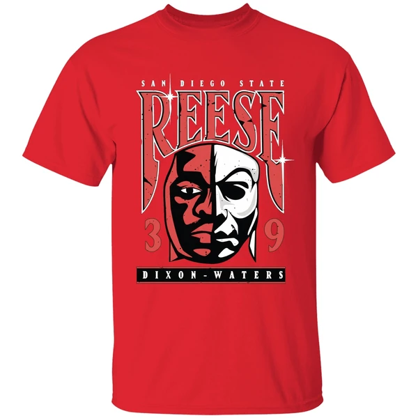 San Diego State Aztecs Reese Dixon Waters 3 9 Masks Shirt - Image 7