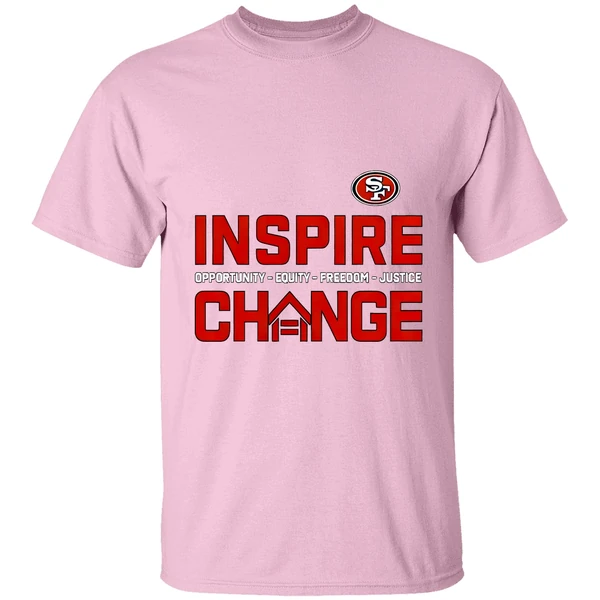 san-francisco-49ers-inspire-change-opportunity-equity-freedom-justice-opportunity-shirt-lightpink