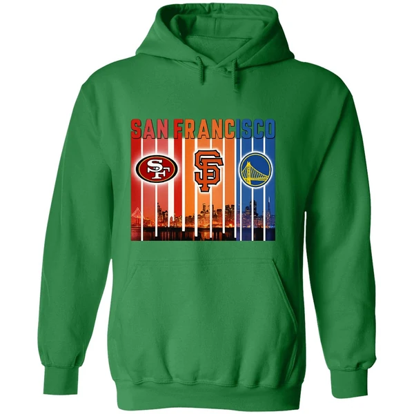 San Francisco 49ers San Francisco Giants Golden State Warriors Hoodie - Image 2