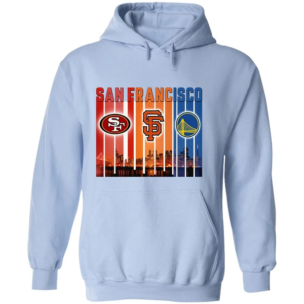 San Francisco 49ers San Francisco Giants Golden State Warriors Hoodie - Image 4