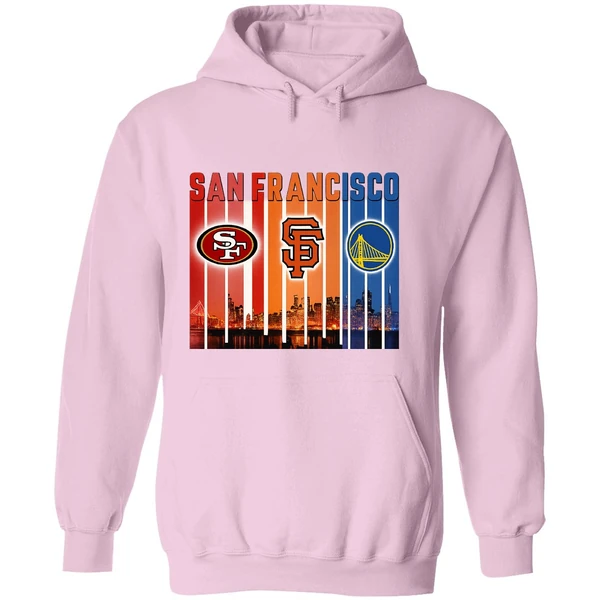 San Francisco 49ers San Francisco Giants Golden State Warriors Hoodie - Image 5