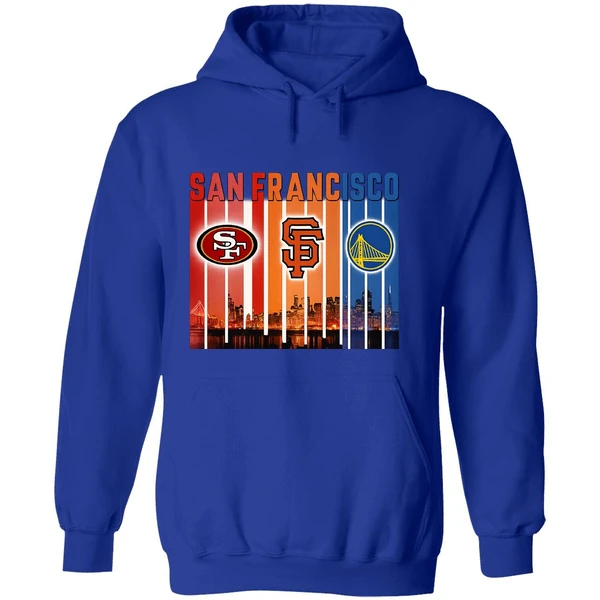 San Francisco 49ers San Francisco Giants Golden State Warriors Hoodie - Image 7