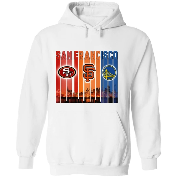 San Francisco 49ers San Francisco Giants Golden State Warriors Hoodie - Image 8