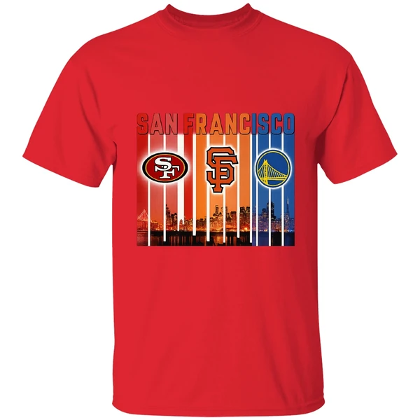 San Francisco 49ers San Francisco Giants Golden State Warriors Shirt - Image 6