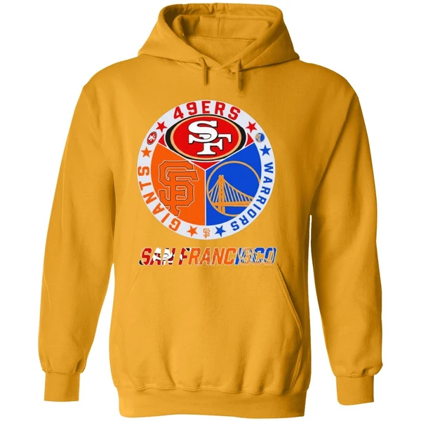 San Francisco 49ers Warriors Giants Hoodie