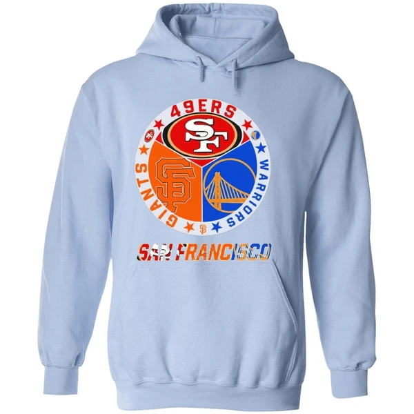 San Francisco 49ers Warriors Giants Hoodie - Image 4
