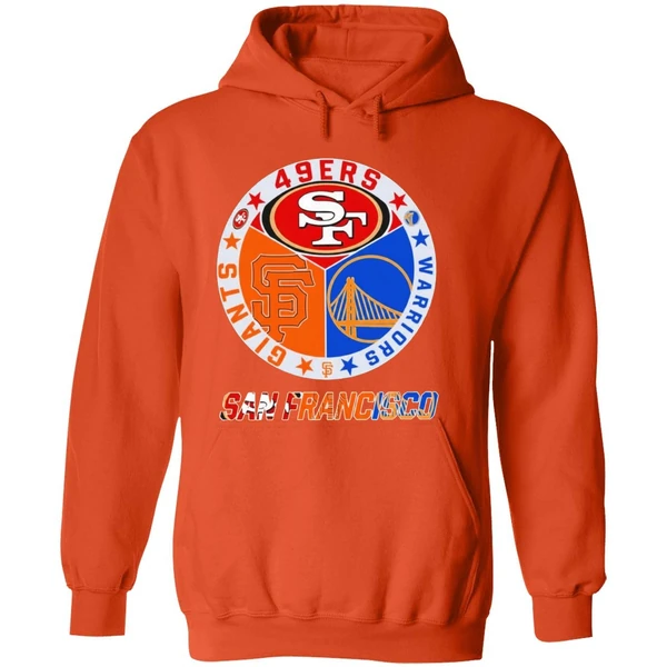San Francisco 49ers Warriors Giants Hoodie - Image 6