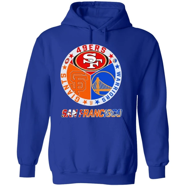 San Francisco 49ers Warriors Giants Hoodie - Image 7