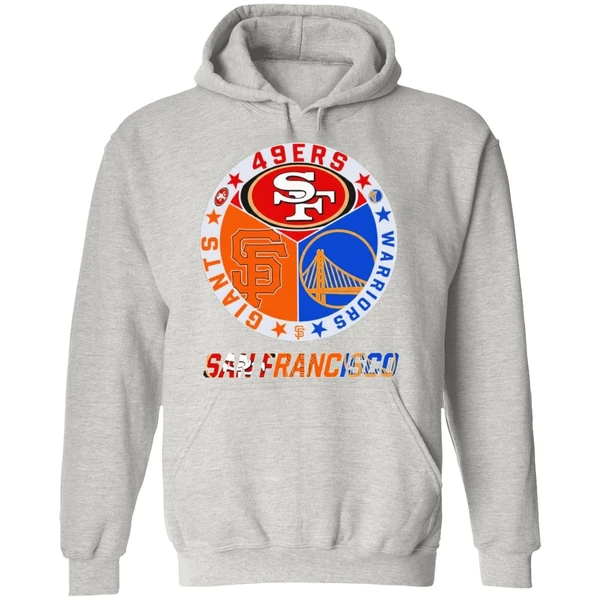 San Francisco 49ers Warriors Giants Hoodie - Image 9