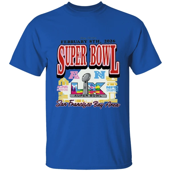 San Francisco Bay Area Super Bowl Lx Logo Shirt - Image 5