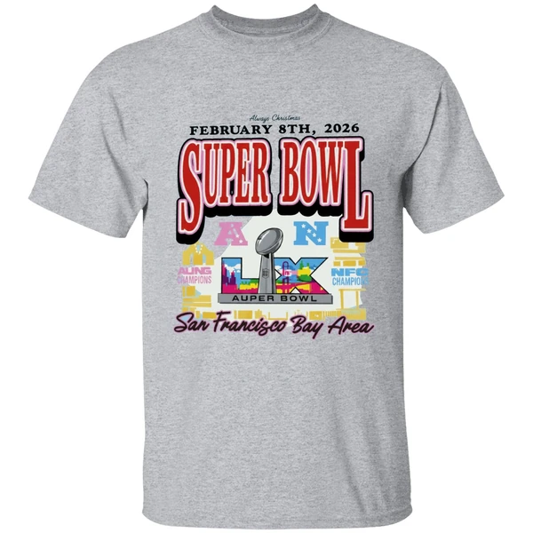 San Francisco Bay Area Super Bowl Lx Logo Shirt - Image 6