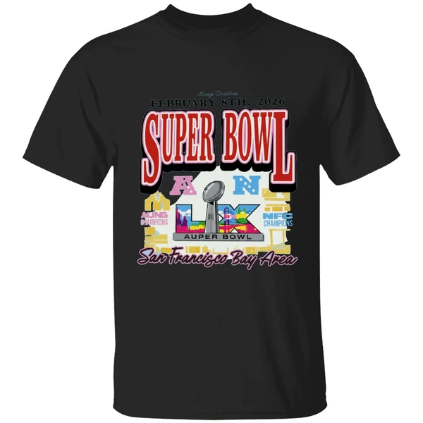 San Francisco Bay Area Super Bowl Lx Logo Shirt - Image 7