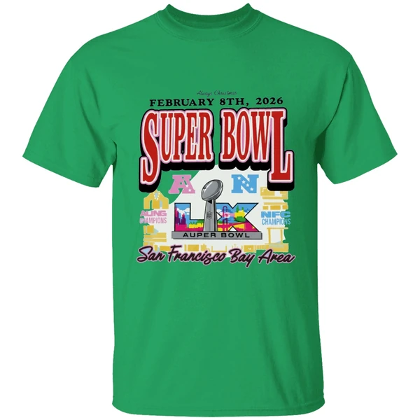 San Francisco Bay Area Super Bowl Lx Logo Shirt - Image 8