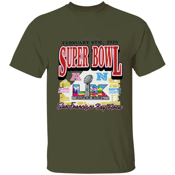 San Francisco Bay Area Super Bowl Lx Logo Shirt - Image 9