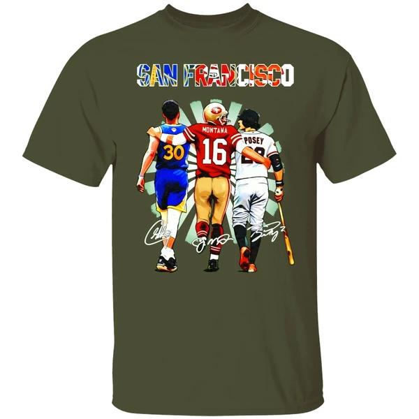 San Francisco Curry Montana Posey Signature Shirt - Image 3