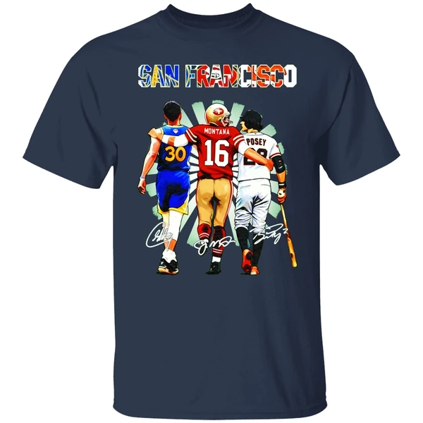 San Francisco Curry Montana Posey Signature Shirt - Image 4