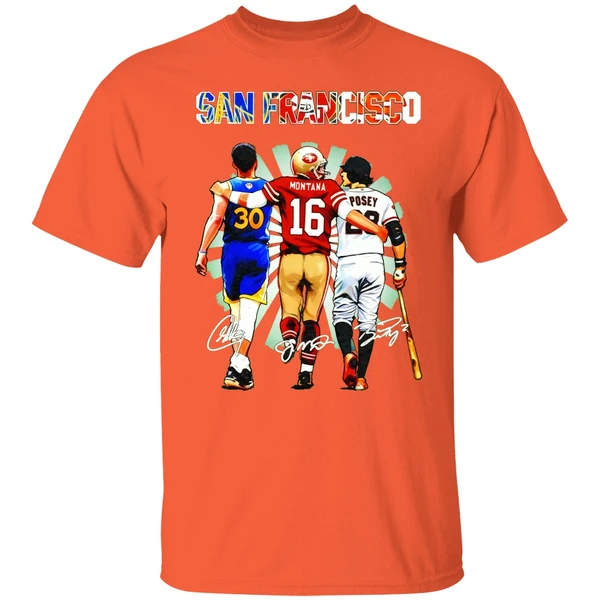 San Francisco Curry Montana Posey Signature Shirt - Image 5