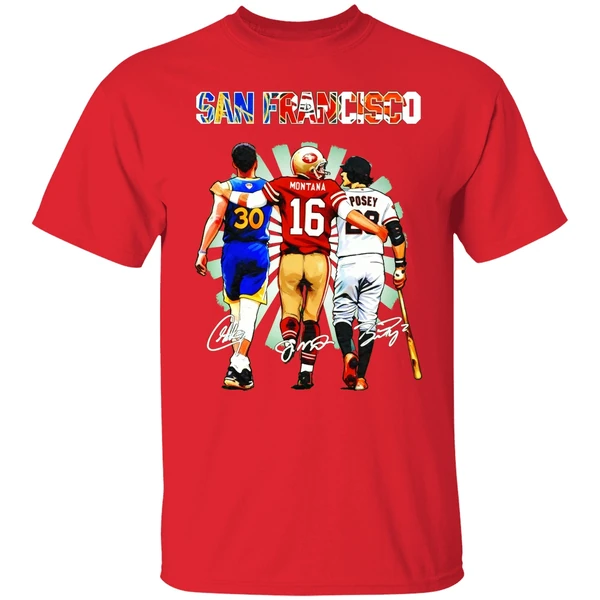San Francisco Curry Montana Posey Signature Shirt - Image 6