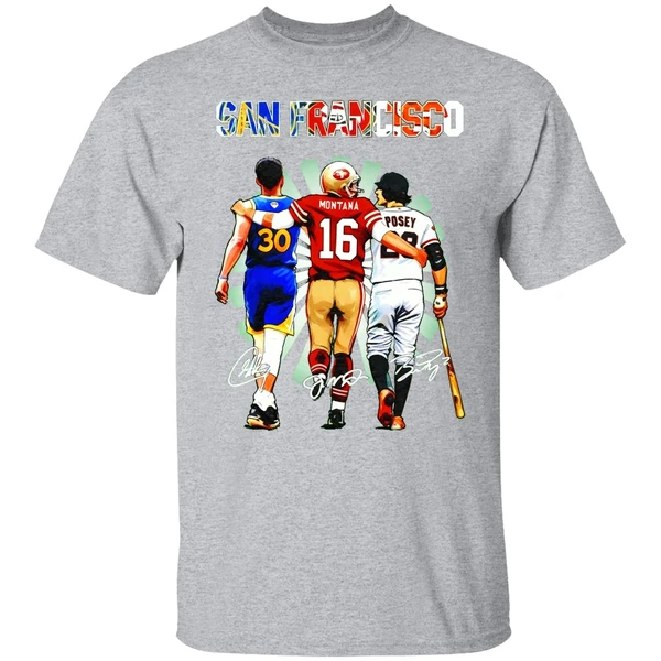 San Francisco Curry Montana Posey Signature Shirt - Image 8