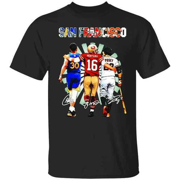 San Francisco Curry Montana Posey Signature Shirt - Image 9