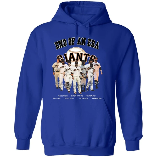 San Francisco Giants End Of An Era Signatures Hoodie - Image 7